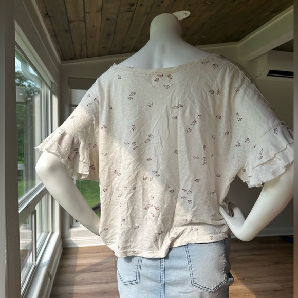 Anthropologie Size Small Ruffle Sleeves - Picture 2 of 5